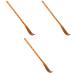 Minkissy Manual back scratches massage devices hand funnels tools body relaxation massage device wood scratches back scratches extendable back scratches portable bamboo shoe 3 pieces