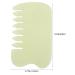Ultechnovo 2-St Jade Comb - Traditional Massage Tool for Scalp & Gua Sha | International Shipping - Buy Online on GoSupps.com