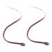 Clip-In Hair Extension Braids Dreadlocks Hair Extensions Clip In Box Braids (Burgundy Pink - 1 Braid On A Clip)