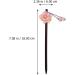 minkissy Imitation Flower Glass Hairpin Chinese Hair Chopsticks Vintage Hair Stick Asian Hair Sticks Hair Accessories Vintage Hair Clips Woman Wooden Pink Tang Suit Decorations - Buy Online on GoSupps.com