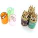 Pomeat 3 Pack Cute Cartoon Bear Mini Colored Pencils - 12 Count in Portable Tube - Buy Online on GoSupps.com