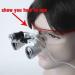 BoNew 2.5X-R Loupes Magnifier with Clip-On 3W Head Lamp Light | Ideal for Medical & Dental Professionals - International Shipping Available - Buy Online on GoSupps.com