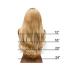 Buy Hair2Heart Human Hair Wefts for Sewing - 70cm 100g Straight Extensions - Light Blonde Gold-Ash & Ash Blonde #20 - International Shipping Available - Buy Online on GoSupps.com