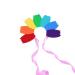 TQUXNGA Long Ribbon Rainbow Color Hairband Music Concerts Mardi Headband for Teens Adult Party Performances Hair Supplies