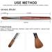 Alexnailart 4pcs Kolinsky Sable Acrylic Nail Brush Set - Red Wooden Handle, Manicure Design Pen for Acrylic Powder - Premium Quality - Buy Online on GoSupps.com