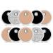 FreeStyle Libre 3 Sensor Sticker - Set of 10 "Black & White" - Stickers for sensors | Diasticker