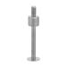 T Shape Needle Measuring Probe Thread High Speed Steel Dial Indicator Probe Flat Contact Points for Dial M2.5 (T10)