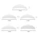 Buy Sskhe 60-Piece Silicone Scalding Protection Eyelash Curl Pads - 5 Models Sizes S/M1/M2/L - Washable & Reusable Beauty Tool for Flawless Makeup - Buy Online on GoSupps.com