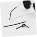Coheali Black Pebble Gel Glasses Leg Covers - 12 Pairs Silicone Accessories for Secure Hold | 7x0.45cm Glasses Strap Holder - Buy Online on GoSupps.com