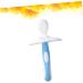 Hapinary Baby Toothbrush - Soft Silicone Training Toothbrush for Toddlers | Children's Oral Care | Milk Teeth Hand Toothbrush | 1 Pack Blue - Buy Online on GoSupps.com