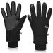 Cevapro -30 Winter Gloves Waterproof Cold Weather Gloves Touchscreen Thermal Ski Gloves for Men Women Running Black Large