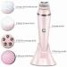 RIYAN White Electric Waterproof Wash Brush Set Deep Cleansing Skin Heads Rechargeable Spin Face Brush - Buy Online on GoSupps.com
