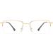 Shop LJCZKA Half Rimless Blue Light Blocking Glasses for Men & Women - Stylish Rectangle Computer Glasses in Gold - Buy Online on GoSupps.com