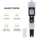 Ctzrzyt TPH 02154 Salinity Meter Seawater Hydrometer Salt Content Detection in for Pools Drinking Water Aquarium - Buy Online on GoSupps.com