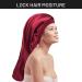 8pcs Satin Long Bonnet Caps for Women - Large Hair Bonnets for Sleeping and Dreadlock Protection in Multicolor - Buy Online on GoSupps.com