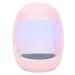 Mini-UV LED nail lamp portable USB nail dryer mini-speed-drying nail hardening lamp nail art gel polishing dryer for single fingers (pink)