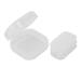 Sprendi chew automatic toothbrush head-360 degrees cleaning silicone toothbrush for adults automatically spit bubble birthday & valentine's day (transparent)