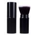 Makeup Brushes Retractable Brush Kabuki Makeup Brushes Foundation Brush Travel Face Kabuki Makeup Brush for Liquid Cream and Flawless Powder Cosmetics Black