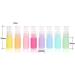 6Pcs Macaron Color Empty Refillable Cream Lotion Pump Bottle Portable Travel Cosmetic Bottles Container Pot for Shower Gel Serums Body Lotion Shampoo Toiletries Liquid Containers (10ML) - Buy Online on GoSupps.com