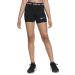 Nike Girls Pro 3" Boyshorts Black/White Medium Black