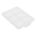 Alipis 1pc Christmas Stencils Chocolate Cupcakes Molds for Resin Baking Molds Kit with Cover Cookie 3D