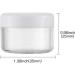 Toureal 15ml Plastic Cream Can Containers - 20 Pack White Cosmetic Jars with Lids for International Shipping - Buy Online on GoSupps.com