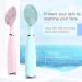 Kanuo Oqnya Sonic Facial Cleansing Brush - 5 Speeds, Waterproof, Rechargeable (Pink) - Buy Online on GoSupps.com