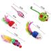 Shop GOLDGE 16-Piece Cat Toy Set | Feather Toys & Balls for Cats - International Shipping Available - Buy Online on GoSupps.com