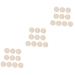 FRCOLOR 3 Sets Loofah Face Wash Foundation Puff Reusable Makeup Remover Pads Reusable Cotton Rounds Makeup Cleansing Puff Natural Loofah Beauty Kit Face Cleaning Pads Eyes Cleansing Cotton