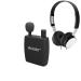 Hearing Amplifier Rechargeable Hearing Aid Device Personal Sound Amplifier PSAP for Ears,Seniors,Adult,with Headphone,Directional Microphone black