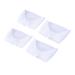FRCOLOR 2 Pair Toe Shoe Cover White Shoe Covers Toe Seperators Plantar Relief Toe Separaters of Foot White M
