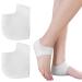 2 pairs of silicone gel socks heel socks heel sauce for cracked foot skin care reduce pressure on heel and relieve heel pain 4 pieces