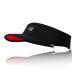 COMPRESSPORT Unisex Visor One Size Black / Red (multi-coloured)