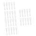Beaupretty 300 pieces of cosmetic spatula cosmetic spatula mixer cosmetic cream spatula silicone spatula make -up bliss facial mask shovel one -way scrap metal mask spoon white