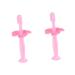 Tovinanna 2 STK bristles toothbrush toothbrushes for children toothbrush children toothbrush children's toothbrush baby training toothbrush toothbrush made of silicone protection sound wall pink