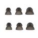 Hearing Aids Domes Small Medium Large Size for Resound Sure Fit RIC RITE and Open Fit BTE Hearing Amplifier Smoky Power Domes Invisible Ear Tip (Mix 6 Counts) Mix (6 Count)