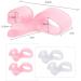 Orthopedic Toe Separators 2 Pairs - Gel Toe Spacers for Bunions, Hammer Toes, Calluses - Men & Women - Transparent - Buy Online on GoSupps.com