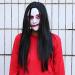 Long Hair Ghost Horror Devil Mask Halloween Mask Scary Challenge Games Evil Costume Halloween Cosplay Party Decoration Props