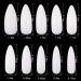 600 Extra Long Stiletto Almond Press On Acrylic Nail Tips - Full Cover for Salon & Home Use - International Shipping Available - Buy Online on GoSupps.com