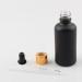ZEOABSY 6 PiecesÂ 50mlÂ Empty Frosted Black/Gold Glass Dropper Bottles with Glass Pipette for Essence Essential Oil Elite Fluid Travel Cosmetics Storage Containers - Buy Online on GoSupps.com