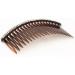 DTrendz Hair Side Combs with Diamond Stones Slide Combs Hair Accessory French Plastic Teeth Hair for Bridal Wedding Veil Fine Thick Hair Women Ladies Girls (Tort 10cm) - Buy Online on GoSupps.com