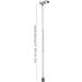 Walking Cane for Men Women Elderly Crutches Anti-Slip 10 Gears Adjustable HEI Hand Walking Stick with LED Li Good Gift for Senior HGCHH Smooth Sailing - Buy Online on GoSupps.com