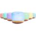 Retoo Aroma Diffuser - 300ml Ultrasonic Humidifier & Essential Oil Diffuser with 12 LED Colors for Home Office Yoga & Spa - Buy Online on GoSupps.com