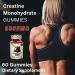 Buy Vegan Creatine Monohydrate Gummies - 5g - 30 Servings | Muscle Growth Recovery & Brain Health | No Loading Phase No Bloating - Buy Online on GoSupps.com