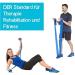 Theraband Original Fitness Band | Resistance Band for Strength Training & Weight Loss | 5.5m Roller Goods for Professionals | Black - Buy Online on GoSupps.com