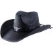 Western Outback Cowboy Hat Men's Women's Style Straw Felt Canvas Black