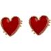 Adorainbow 1 Pair Heart Studs Ladies Miss Earring - Buy Online on GoSupps.com
