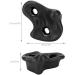Dilwe Rock Climbing Holds 10 Pcs Kit with Hardware - Safety Comfortable Stones for Children Playground - Black - Buy Online on GoSupps.com
