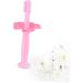 Homsfou Children's Toothbrush - All-Round Baby Toothbrush with Mesh Protection Soft Bristles Pink - 1 Pack - Buy Online on GoSupps.com