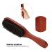 Semme Wild Boar Bristle Brush - Professional Shave Beard & Mustache Cleaning Brush for Salon & Home Use - Buy Online on GoSupps.com